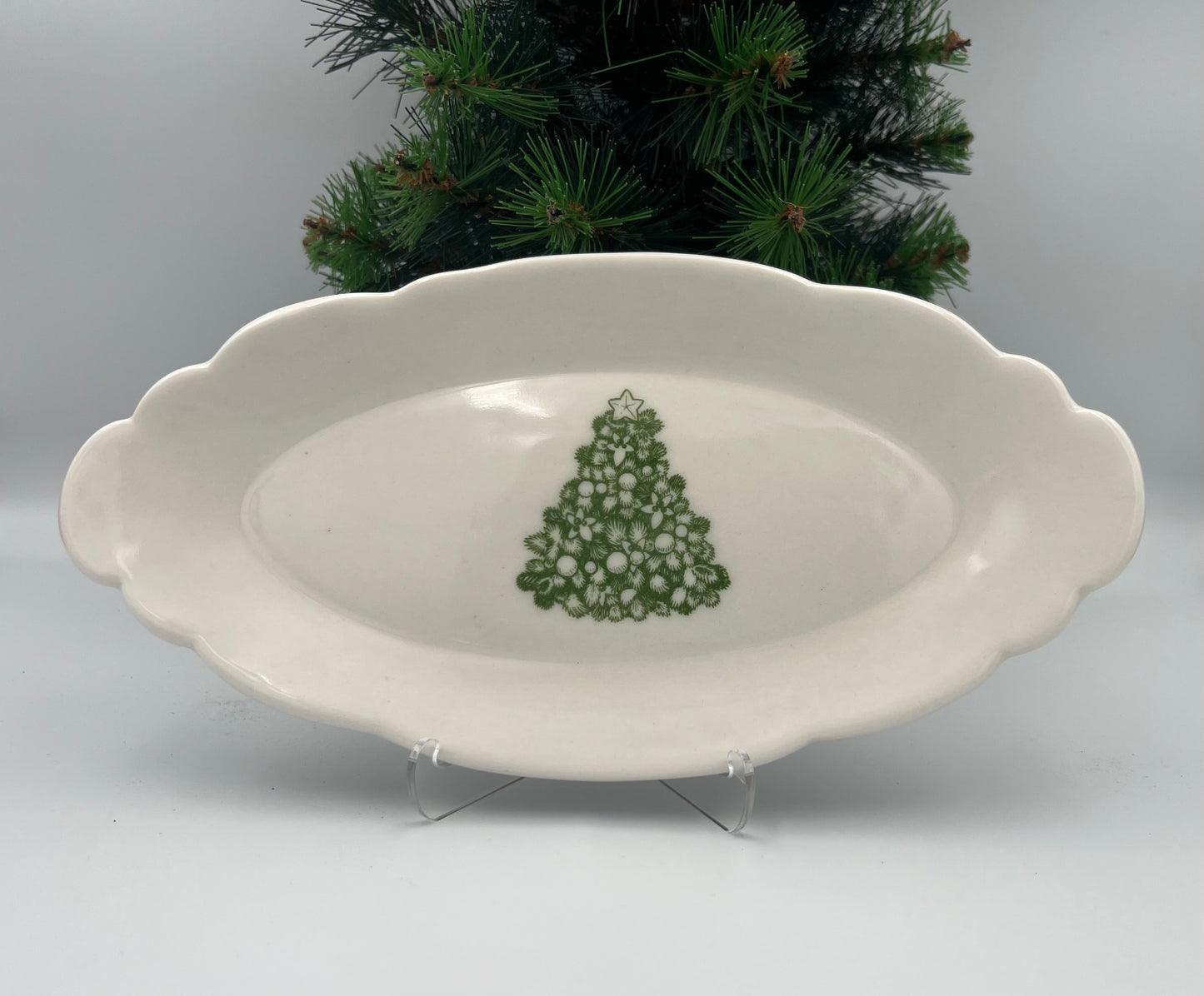 Christmas Tree Platter