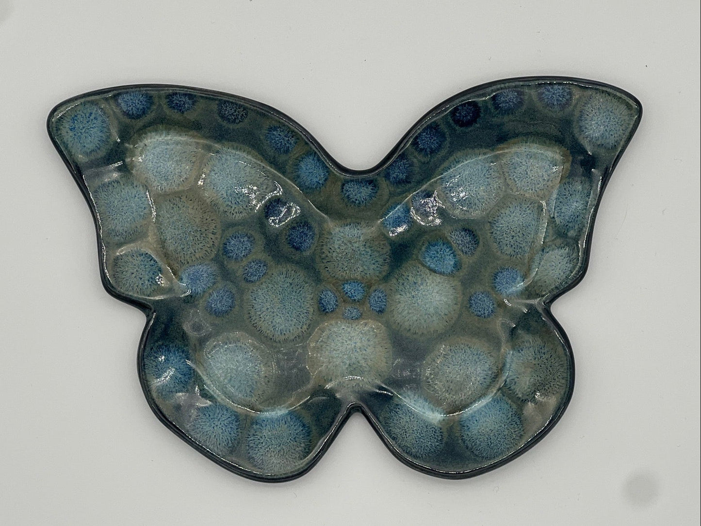 Indigo Butterfly Dish | One of a Kind
