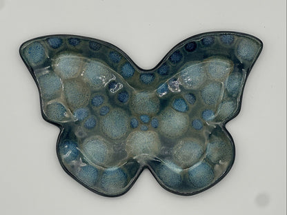 Indigo Butterfly Dish | One of a Kind