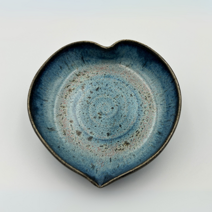 Driftwood Blue Signature Heart Dish