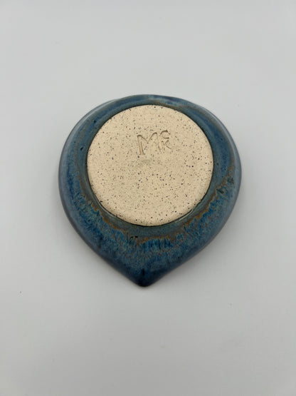 Driftwood Blue Signature Heart Dish