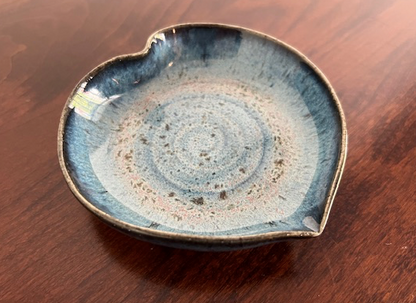 Driftwood Blue Signature Heart Dish